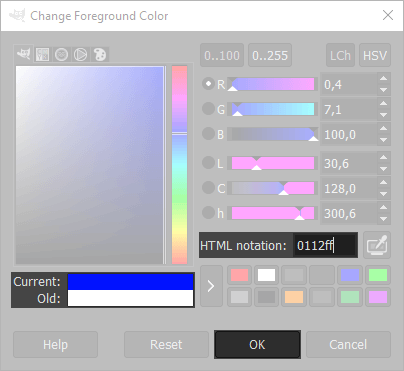 fill plain color