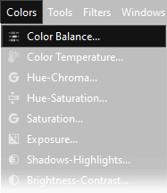 Gimp's brightness and contrast