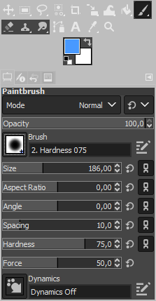 Configure a Gimp brush