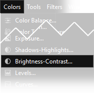 Gimp's brightness and contrast