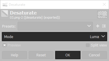 desaturate