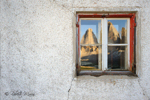 Tre cime in scatto non banale