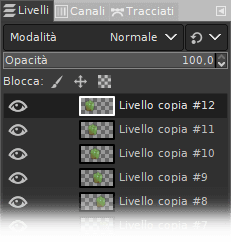 Sequenza completa livelli