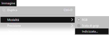 immagine, modalità, indicizzata