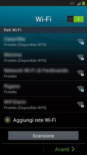 Collegarsi ad un wireless