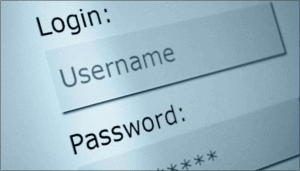 login and password